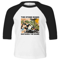 The Stone Roses Bangs The Drums Toddler 3/4 Sleeve Tee | Artistshot