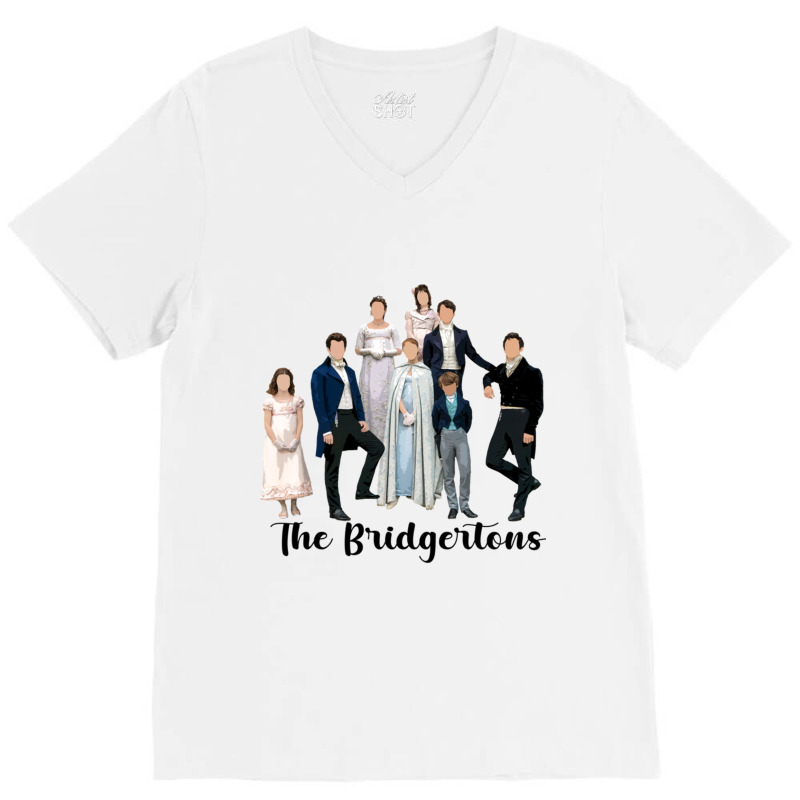 The Family V-Neck Tee by WILLIAMWARNER | Artistshot