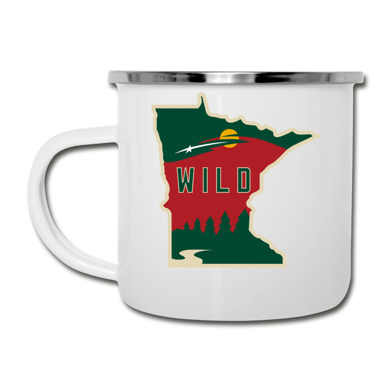 Mn Wild Outline Camper Cup | Artistshot