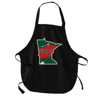 Mn Wild Outline Medium-length Apron | Artistshot