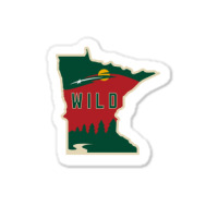 Mn Wild Outline Sticker | Artistshot