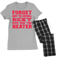 Major League Quote   Forget About The Curveball Ricky Give Him The Hea Women's Pajamas Set | Artistshot