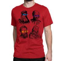 Ninja Artist Renaissance Michelangelo Leonardo Donatello Classic T-shirt | Artistshot