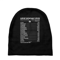 Limited Edition Support Enforcement Officer T Shirt - Support Enforcem Baby Beanies | Artistshot