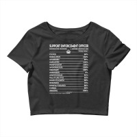 Limited Edition Support Enforcement Officer T Shirt - Support Enforcem Crop Top | Artistshot