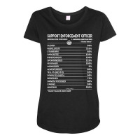 Limited Edition Support Enforcement Officer T Shirt - Support Enforcem Maternity Scoop Neck T-shirt | Artistshot