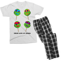 Chillin With My Homies Men's T-shirt Pajama Set | Artistshot