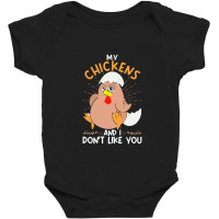 Chicken  Funny Farmer Farming Chicken Lover Farm Animal Chicke Baby Bodysuit | Artistshot