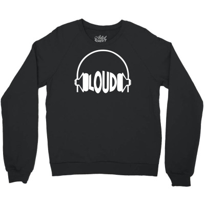 Custom Bargain Loud Records Crewneck Sweatshirt By Mdk Art