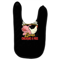 Chicken  Girls Pig Farmer Farming Farm Animal Chicken Baby Bibs | Artistshot