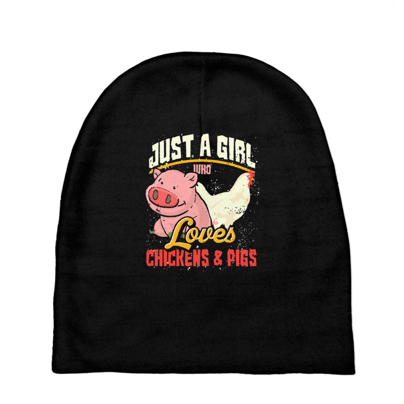 Chicken  Girls Pig Farmer Farming Farm Animal Chicken Baby Beanies by daunikan | Artistshot