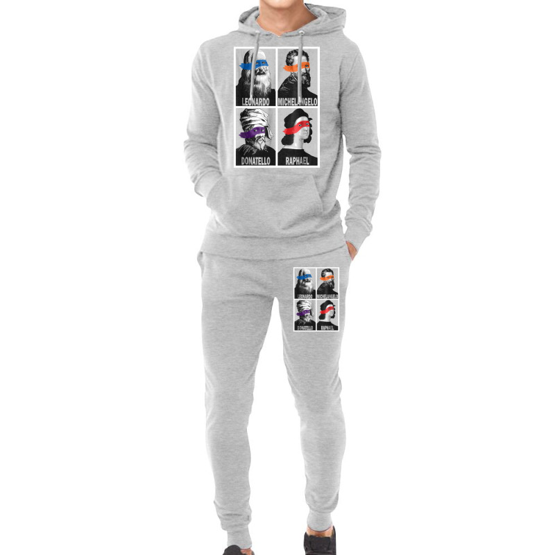 Renaissance Ninja Artists Poster Style Pop Art Hoodie & Jogger set by viliusbassri7 | Artistshot