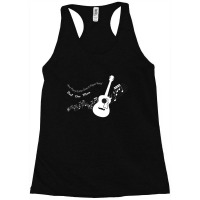 Guitar With Flying Music Notes Racerback Tank | Artistshot