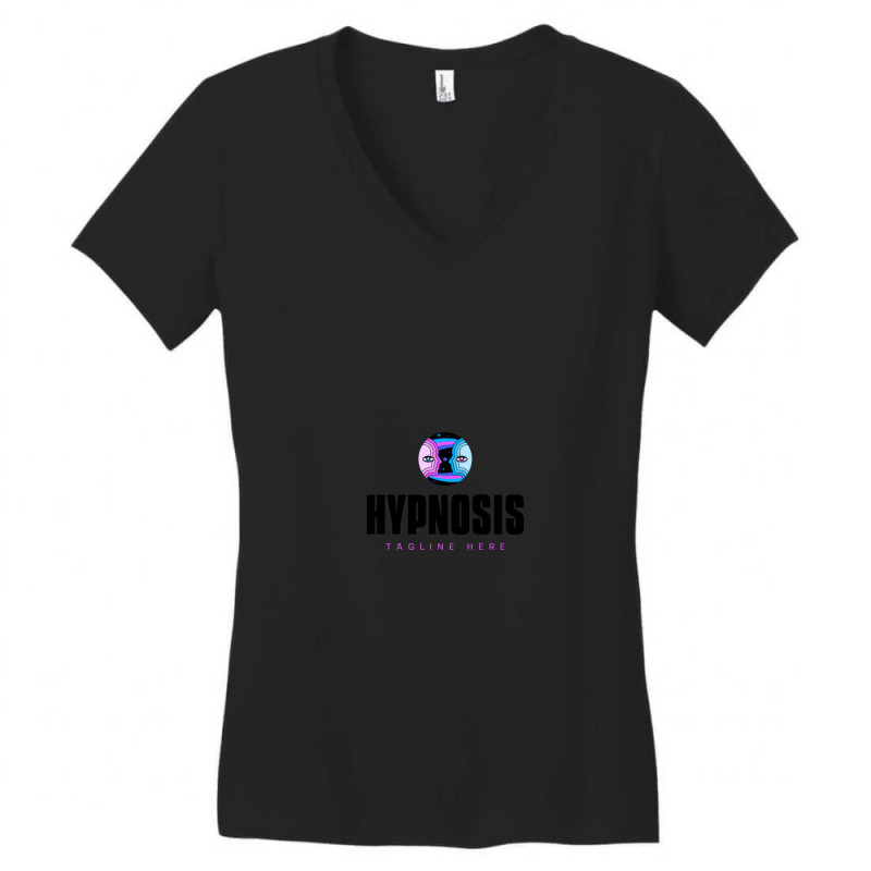 Hypnosis Tagline Here .png Women's V-Neck T-Shirt by JamesLong | Artistshot