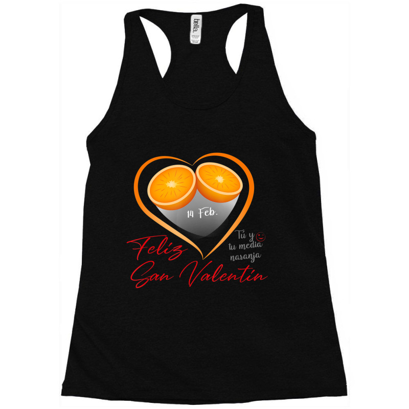 Hot Trend Valentine's Day Dia De Los Enamorados My Valentine Racerback Tank by Trudeau Palmer | Artistshot