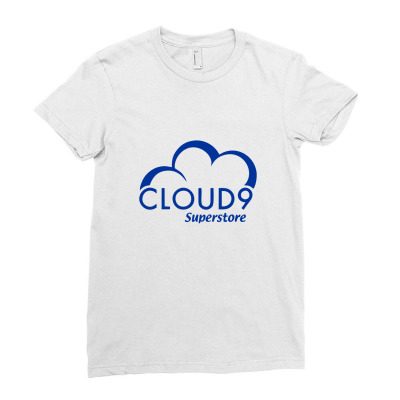 Cloud 9 Superstore Ladies Fitted T-shirt Designed By Minievas