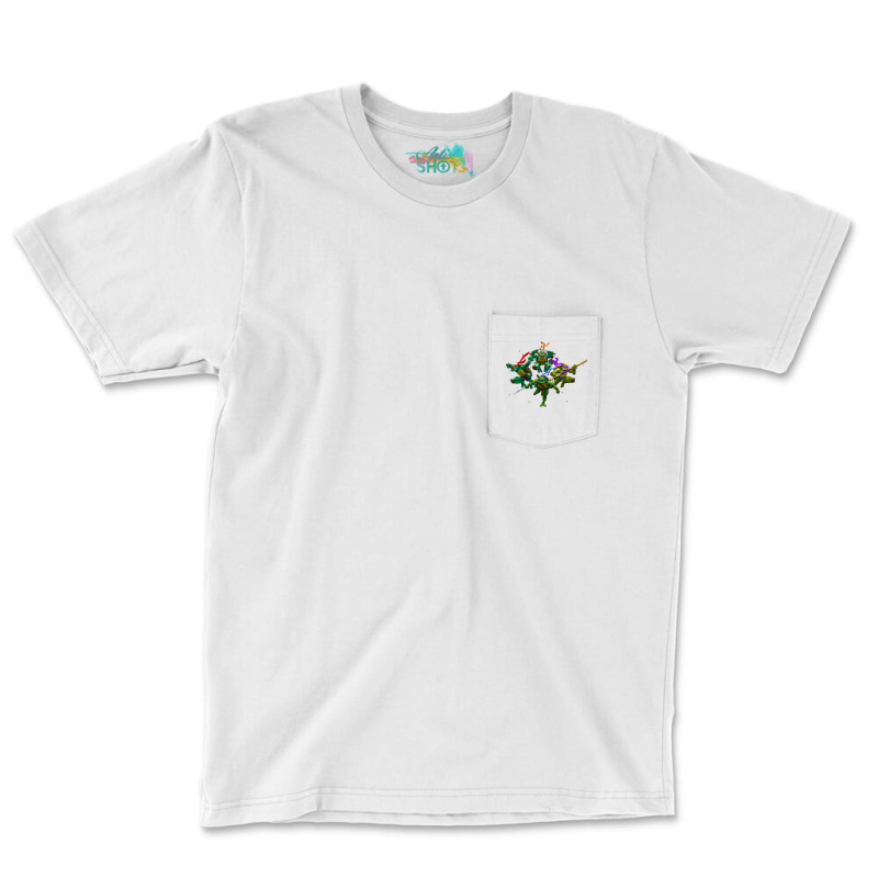 Luck With Turtles Pocket T-Shirt by iuratosowazig | Artistshot