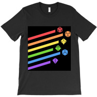 Rainbow Dice Set Tabletop Rpg Gaming T-shirt | Artistshot