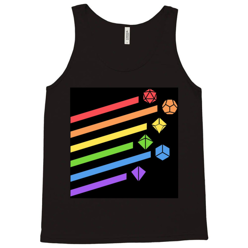 Rainbow Dice Set Tabletop Rpg Gaming Tank Top | Artistshot