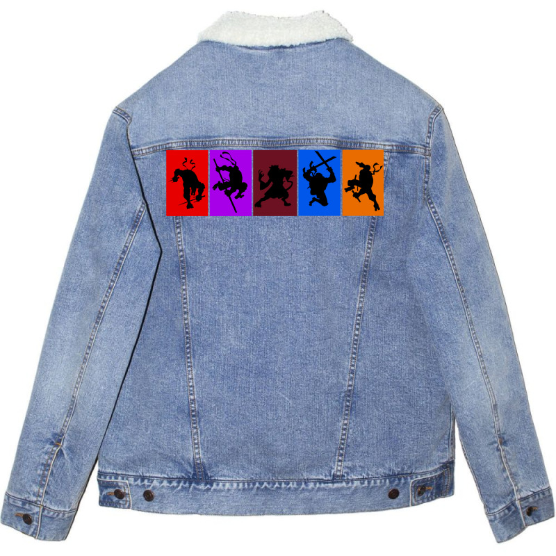 They're The Worlds Most Fearsome Fighting Team! Unisex Sherpa-Lined Denim Jacket by rotersifrimw | Artistshot