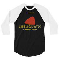 The Life Aquatic With Steve Zissou Beanie Poster 3/4 Sleeve Shirt | Artistshot