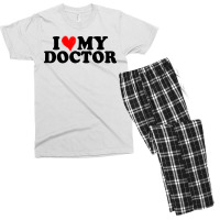 I Love My Doctor For Light Men's T-shirt Pajama Set | Artistshot