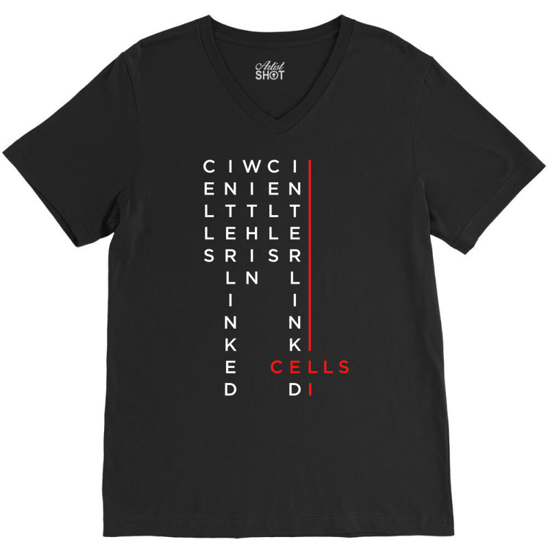 Cells  Interlinked V-neck Tee | Artistshot