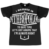 I Majored In Anthropology Graphic T-shirt | Artistshot