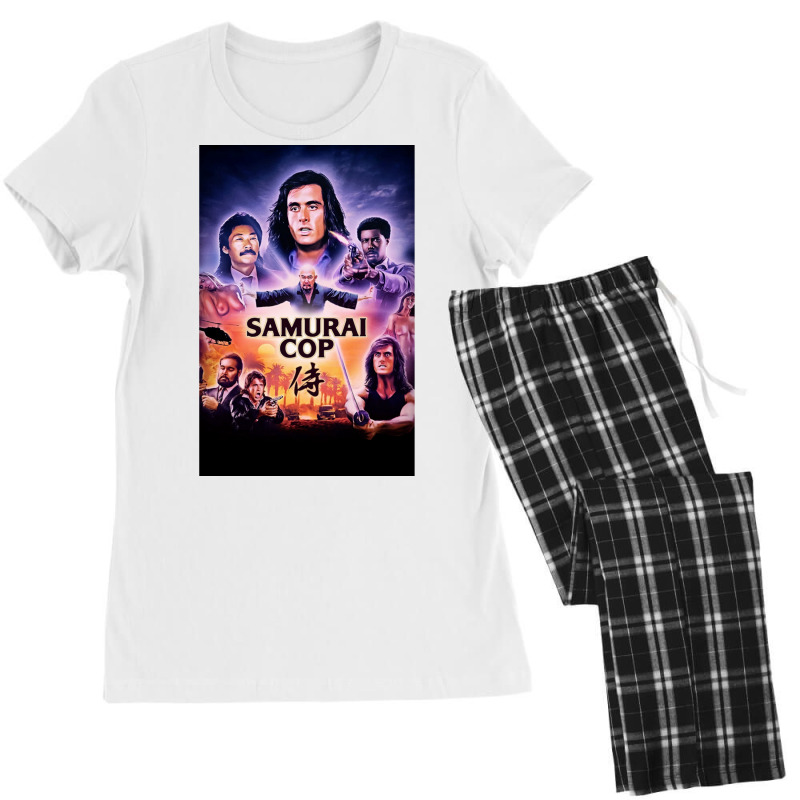 Samurai Cop Wallpaper Women's Pajamas Set by clsmisarust | Artistshot