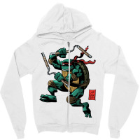 Michelangelo Is A Party Dude! Zipper Hoodie | Artistshot