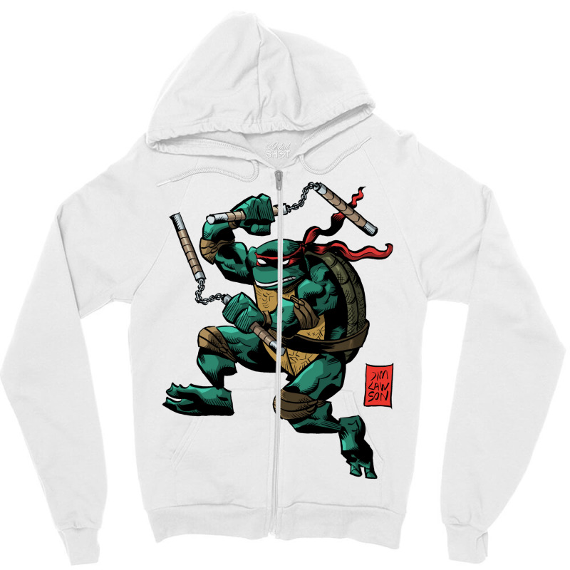 Michelangelo Is A Party Dude! Zipper Hoodie by iuratosowazig | Artistshot