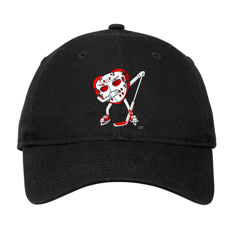 Hot Trend Valentines Day Dabbing Heart Hockey Stick Puck Boys Kids Dab Adjustable Cap by Ricarda Petrie | Artistshot