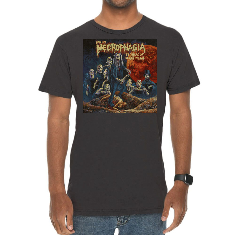 Necrophagia Vintage T-shirt | Artistshot