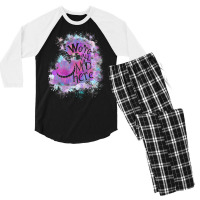 We're All Mad Here Men's 3/4 Sleeve Pajama Set | Artistshot