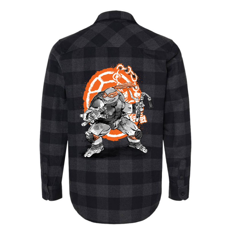 Michelangelo Sumi E Flannel Shirt by iuratosowazig | Artistshot