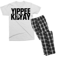 Yippee Ki Yay 4 Men's T-shirt Pajama Set | Artistshot