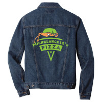 Michelangelo's Pizza Men Denim Jacket | Artistshot