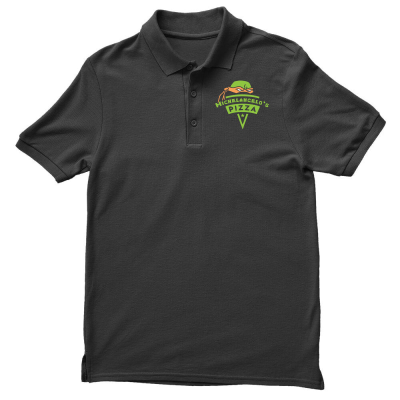 Michelangelo's Pizza Men's Polo Shirt by iuratosowazig | Artistshot