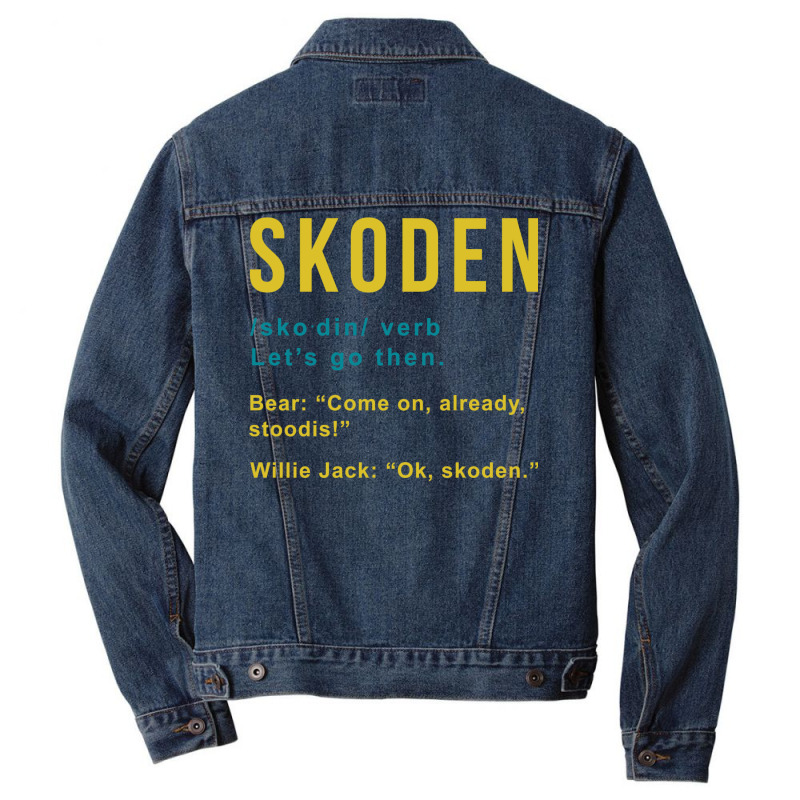 Skoden From Reservation Dog ' S Men Denim Jacket by markjajercy9 | Artistshot