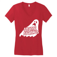 Spectral Sightings Ghost Hunters Women's V-neck T-shirt | Artistshot