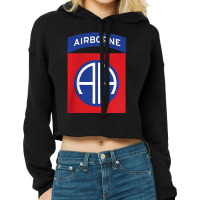 82nd Airborne Division Shirt001 Cropped Hoodie | Artistshot