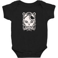 Engraving Demon Mask Baby Bodysuit | Artistshot