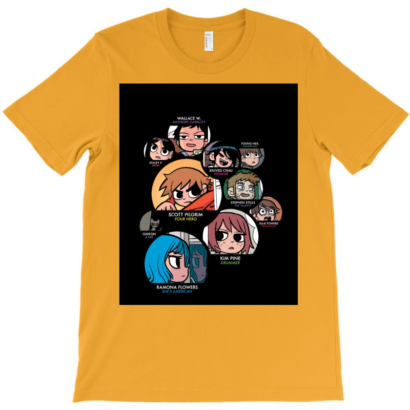 Scott Pilgrim Characters T-shirt | Artistshot