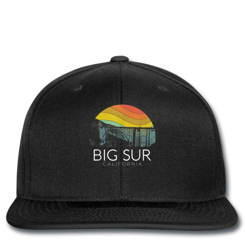 Big Sur California Beach Central Coast Retro Forest Camping T Shirt Printed hat by puawhla | Artistshot