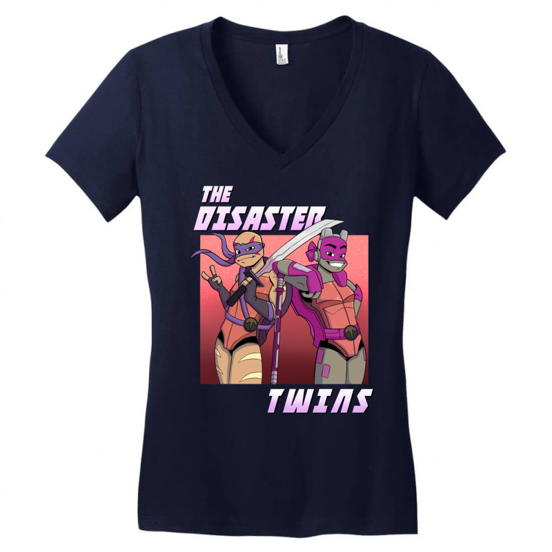 The Disaster Twins Women's V-Neck T-Shirt by ovudashani | Artistshot