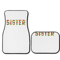 Birthday Brick Builder Funny Blocks Master Builder Sister T Shirt Full Set Car Mats | Artistshot