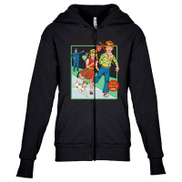 Let's Run Away Youth Zipper Hoodie | Artistshot