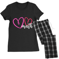 Hot Trend Valentine's Day Math With Hearts Women's Pajamas Set | Artistshot