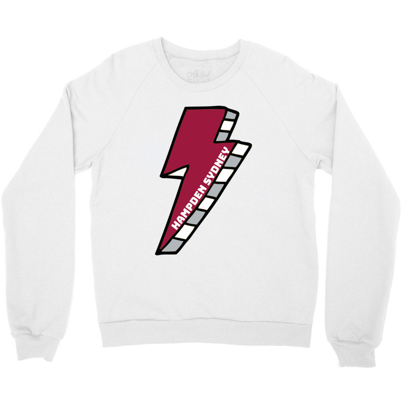 Hampden Sydney University Lightning Bolt Crewneck Sweatshirt by MIVANVORST | Artistshot