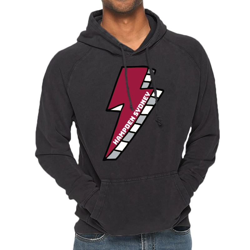 Hampden Sydney University Lightning Bolt Vintage Hoodie by MIVANVORST | Artistshot